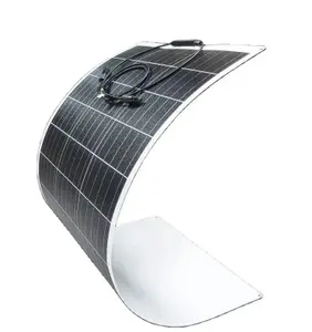 Filme fino 50W fotovoltaico 100W 200W 600W do CIGS flexível rolável do silicone amorfo da eficiência elevada