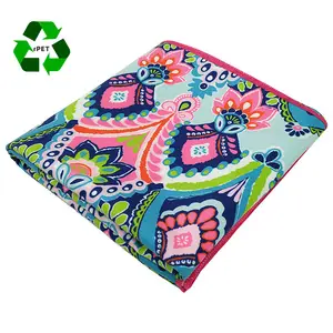 Microfiber recycled polyester Oversized Extra Large Sand Free Quick Dry Lightweight beach towel