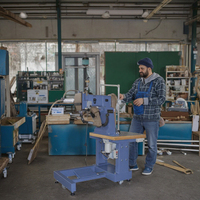 Machine à coudre de couture de bord de semelle extérieure supérieure de chaussures de toile en cuir industriel de double aiguille résistante