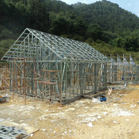 Bon marché villa modulaire à ossature en acier préfabriquée de conception moderne maisons de 3 chambres à coucher préfabriquées autre maison de construction