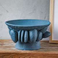 Ensemble de Bols et Assiettes en Céramique Vintage Personnalisés de Haute Qualité, Plateaux de Service Décoratifs, Assiette pour Présentation de Chocolats