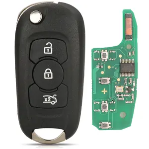 3B Flip Remote Car Key 315/433MHz For Opel Vauxhall Astra K 2015-2017 Buick GT VERANO ID46 PCF7961 Chip