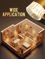 Luz Nocturna LOHAS con Enchufe de Pared, Estilo Aplique, 3000K, Brillo Regulable, Sensor de Anochecer al Amanecer, Iluminación Nocturna para Dormitorio