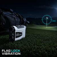 Télémètre laser de golf en gros 2000m avec écran LCD, grossissement 6X, mode vitesse, mesure en yards pour l'extérieur