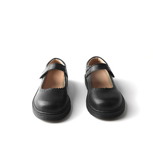 2026 En gros Mocassins robustes noirs en cuir personnalisés pour uniforme - Product Image 3