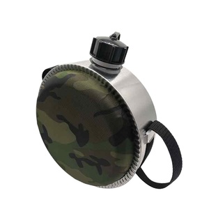 Muestra Gratuita de Botellas de Agua Deportivas Redondas de Plástico PE Personalizadas para Exteriores, para Viajes y Campamentos - Product Image 2