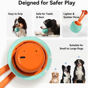 Juguete Interactivo para Perros Wicked Ball Rolly con Material Revolucionario E-TPU PC, Giro Automático - Product Image 6