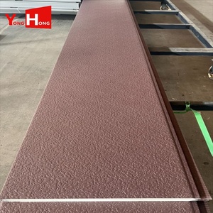 Casa Material de construcción PUF Rockwool fibra de vidrio compuesto <span class=keywords><strong>ladrillo</strong></span> imitación papel de aluminio precio sándwich paneles de pared - Product Image 5