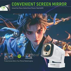 Proyector LED WiFi 6 HY260 Pro Portátil con Soporte 4K, <span class=keywords><strong>Cine</strong></span> <span class=keywords><strong>en</strong></span> Casa Profesional, Android Inteligente, Películas <span class=keywords><strong>en</strong></span> 1080P - Product Image 4