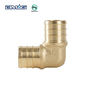 Raccords de tuyauterie d'<span class=keywords><strong>eau</strong></span> <span class=keywords><strong>potable</strong></span> sans plomb BMAG OEM, coudes en laiton sans plomb PEX X PEX, coudes à 90 degrés, raccords PEX - Product Image 4