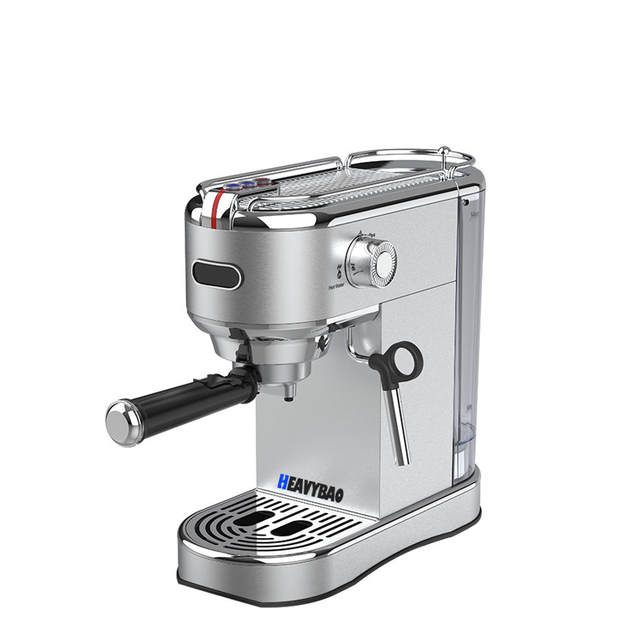 Heavybao Commercial Professional Espresso Coffee Maker Machine with 15bar Pump and 1.0L Water Tank for Home and Coffee Shops