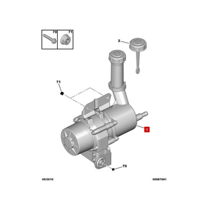 Réservoir d'huile de <span class=keywords><strong>direction</strong></span> assistée 4007ST 4007XW 4007XV <span class=keywords><strong>Pompe</strong></span> de <span class=keywords><strong>direction</strong></span> pour Peugeot <span class=keywords><strong>307</strong></span> Citroën C4 BERLINGO - Product Image 5