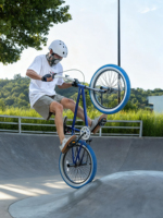 Vélo de montagne BMX Freestyle en carbone avec freins à disque hydrauliques, 24 vitesses, roues en alliage d'aluminium pour la course, 22 pouces