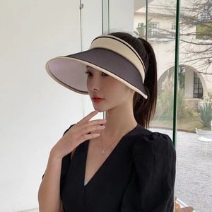 Chapeau de soleil pour femme à visière large, changeant de couleur, protection UV, respirant, style coréen, pour l'extérieur - Product Image 3
