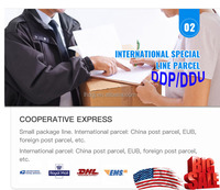 Service d'expédition express DHL pas cher FCL LCL, transit en 4-8 jours, logistique mondiale, fret maritime et aérien de Chine vers les États-Unis, les Émirats arabes unis et l'Europe