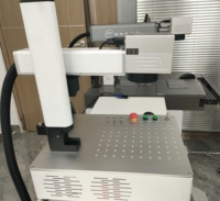 Machine de marquage laser à fibre portable 30W, refroidissement par air, prend en charge PLT BMP AI, logo, métal, bijoux, étiquettes, mini machine de marquage laser