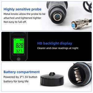 Best Price 0-40.00 Mg/L MeasurementMeter with Electrode Filling <strong>Dissolved</strong> <strong>Oxygen</strong> <strong>Test</strong> <strong>Kit</strong> for Pond Aquarium Water Fish Tank - Product Image 3