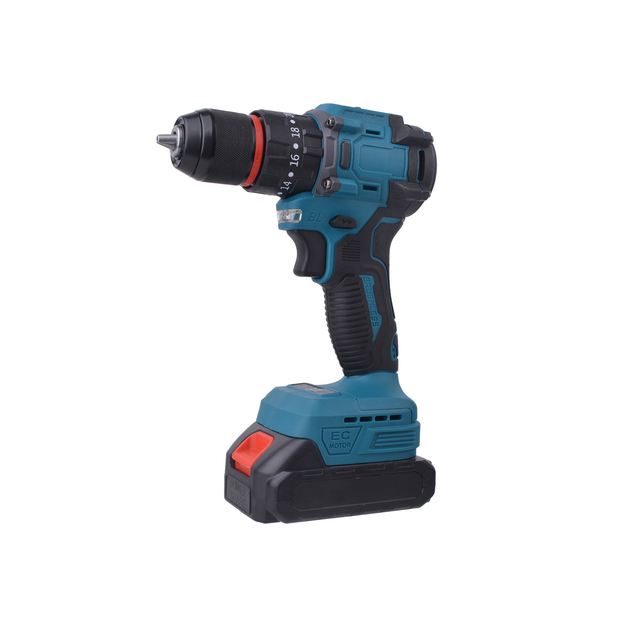 Yongkang Factory 20v 1300mah 10mm Brushless Motor Cordless Drill with Impact Powerful Drill