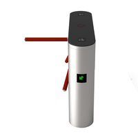 Tourniquet professionnel de contrôle d'accès avec lecteur de carte RFID, code QR, reconnaissance faciale et empreintes digitales, en acier inoxydable étanche