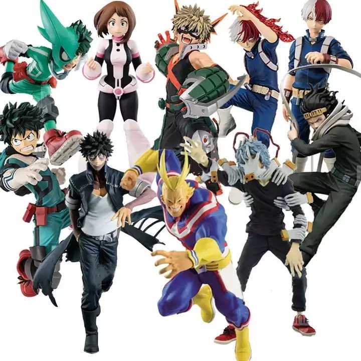 16 Styles Anime My Hero Academia Figure Midoriya Izuku Bakugou Shoto Todoroki Shigaraki Boku No