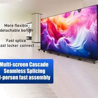 Écran LED d'affichage numérique portable Gob P1.8 P2.5 pour intérieur, idéal pour l'éducation, les salons professionnels et les magasins - Mur vidéo portable 1200 nits de luminosité