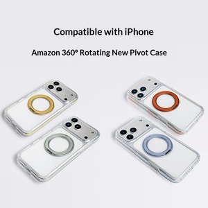 Nueva <span class=keywords><strong>Funda</strong></span> Magnética Transparente para Teléfono, Compatible con 17 Pro Max, Soporte Protector para 15/16P - Product Image 4
