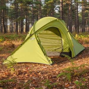 Tente de camping personnalisée pour l'extérieur, ultra-légère, quatre saisons, double couche, imperméable, grande capacité pour 3-4 personnes, avec une chambre et un salon - Product Image 1
