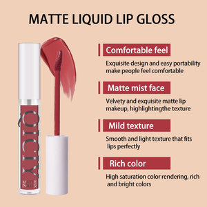 Set de Labiales Mate en Tonos Surtidos, Resistentes al Agua, de Larga Duración, Pigmentados y Suaves, Cosméticos al por Mayor, Marca Privada, Fábrica OEM - Product Image 6