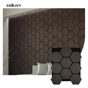 Comovy - Paneles Decorativos Acústicos de Madera para Pared, Económicos, 4x8, Adhesivos de Pared 3D para Decoración del Hogar, para Dormitorio - Product Image 5