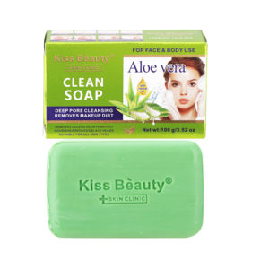 Vendeur d'Or Usine Kiss Beauty <span class=keywords><strong>Savon</strong></span> Visage Huile Naturelle Aloe Vera Nettoyage Profond des Pores Élimine Maquillage et Impuretés - Product Image 1