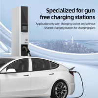 Câble de recharge pour véhicules électriques de type 2 à type 2, norme européenne, 22 kW, 32 A, 3 phases, 5 m, chargeur rapide portable pour voiture, mode 3, pour station publique
