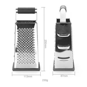 <span class=keywords><strong>Râpe</strong></span> à fromage <span class=keywords><strong>professionnelle</strong></span> à 4 faces en acier inoxydable pour le <span class=keywords><strong>parmesan</strong></span> et les légumes - Product Image 4