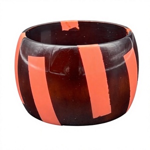 Nouvelle Manchette Artistique Tendance en Résine, Sculpture Haute Définition, Forme Irrégulière, Motif Floral, Décoration d'Intérieur, Artisanat pour Fête, pour Femme - Product Image 4