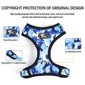 ZMaker all'ingrosso <span class=keywords><strong>Logo</strong></span> personalizzato Pet <span class=keywords><strong>Dog</strong></span> Harness Private Label <span class=keywords><strong>Dog</strong></span> Harness guinzaglio collare set con supporto per sacchetto di cacca - Product Image 2