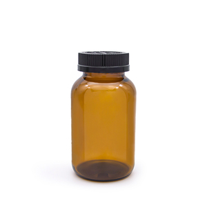 Bottiglia per Reagenti in Vetro Ambrato a Bocca Larga - <span class=keywords><strong>500</strong></span> <span class=keywords><strong>ml</strong></span>, Contenitore da Laboratorio Resistente alla Corrosione Chimica. - Product Image 4