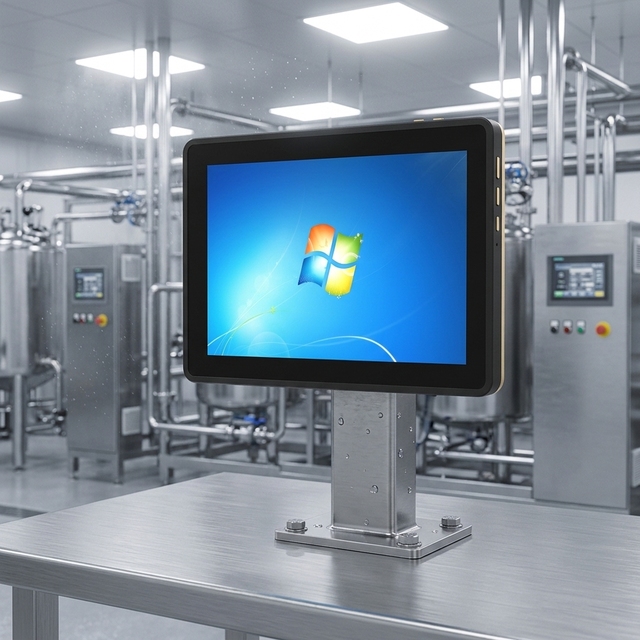 Rugged IP69K 21 5 Inch I5 I7 Touch Screen Waterproof Embedded Industrial All in One PC With POS Kiosk Medical Robot