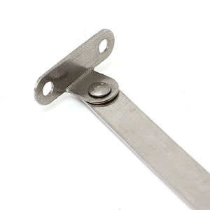 Stainless Steel <b>Light</b> Gray Modern Simple Double-Fold Support Rod Cabinet Door <b>Pull</b> <b>Handle</b> Movable Shelf Bracket Folding <b>Pull</b> - Product Image 5