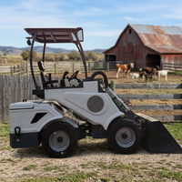 Mini-chargeuse sur pneus télescopique électrique HAIJU HJ620 Max. Reach (Boom Extended) 2750mm Débit d'huile de travail 30L/min Direct usine