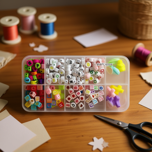 Ilan Abalorio <b>Bead</b> <b>Set</b> 350P Model 30591 Plastic Painted Durable Craft Kit Casual Style China - Product Image 2