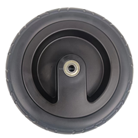 Roue de poussette de 8 pouces, roue de chariot, pneu en mousse PU