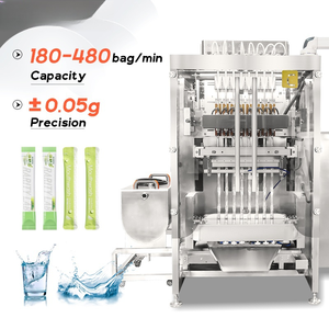 เครื่องบรรจุอาหารอัตโนมัติสำหรับซองของเหลวข้าวโพดคั่วแบบผงแกรนูลมันฝรั่งทอดสำหรับถุงวัสดุกระดาษฟอยล์ - Product Image 1