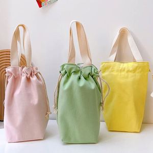 Bolsas Ecológicas Portátiles de Lona con Estampado de Dibujos Animados, Bolsas de Algodón y Lino con Cordón, Embalaje para Regalos, Bolsas Protectoras contra el Polvo con Logotipo Personalizado - Product Image 2