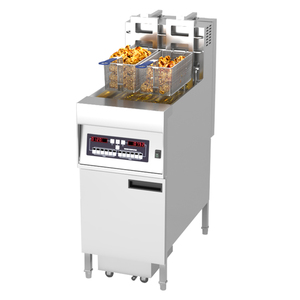 Sistema di filtraggio dell'olio con protezione anti-surriscaldamento per friggitrici da ristorante in stile occidentale. - Product Image 3