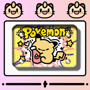 Nouveauté Premium Pokemoned Meowth Vintage Eif Baby Acrylic Mini Blocks Gameboy Cute Fridge Magnet Blind Box Toys for Kids - Product Image 1
