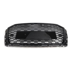 Rejilla de parachoques delantero estilo panal de abeja para Audi A3, plástico ABS, para actualización retrofit 2016-2018 - Product Image 2