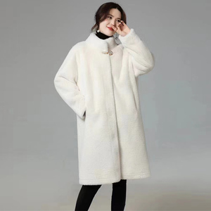 <span class=keywords><strong>Manteau</strong></span> Long en fausse <span class=keywords><strong>fourrure</strong></span> de <span class=keywords><strong>vison</strong></span> pour femme, haute qualité, personnalisé, marron, noir - Product Image 1