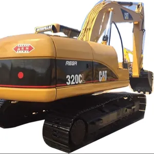 HOT SALE ON USED excavator original caterpillar 320 CL , 320 B,320 C,320D, 318, 324, 325 CAT 320 in good condition low fuel