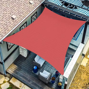 Voile d'<span class=keywords><strong>ombrage</strong></span> rouge 3x5m, protection UV, perméable, <span class=keywords><strong>pour</strong></span> terrasse, jardin, <span class=keywords><strong>pergola</strong></span> - Product Image 1