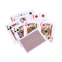 Cartes à jouer personnalisées de haute qualité, papier mat durable, écologiques, recyclables, jeu de cartes pour usage familial avec boîte rigide imprimée