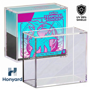 Boîte de protection magnétique Elite pour boîte d'entraînement légère, fermeture personnalisée ETB, boîte de protection en acrylique pour booster Pokémon - Product Image 1